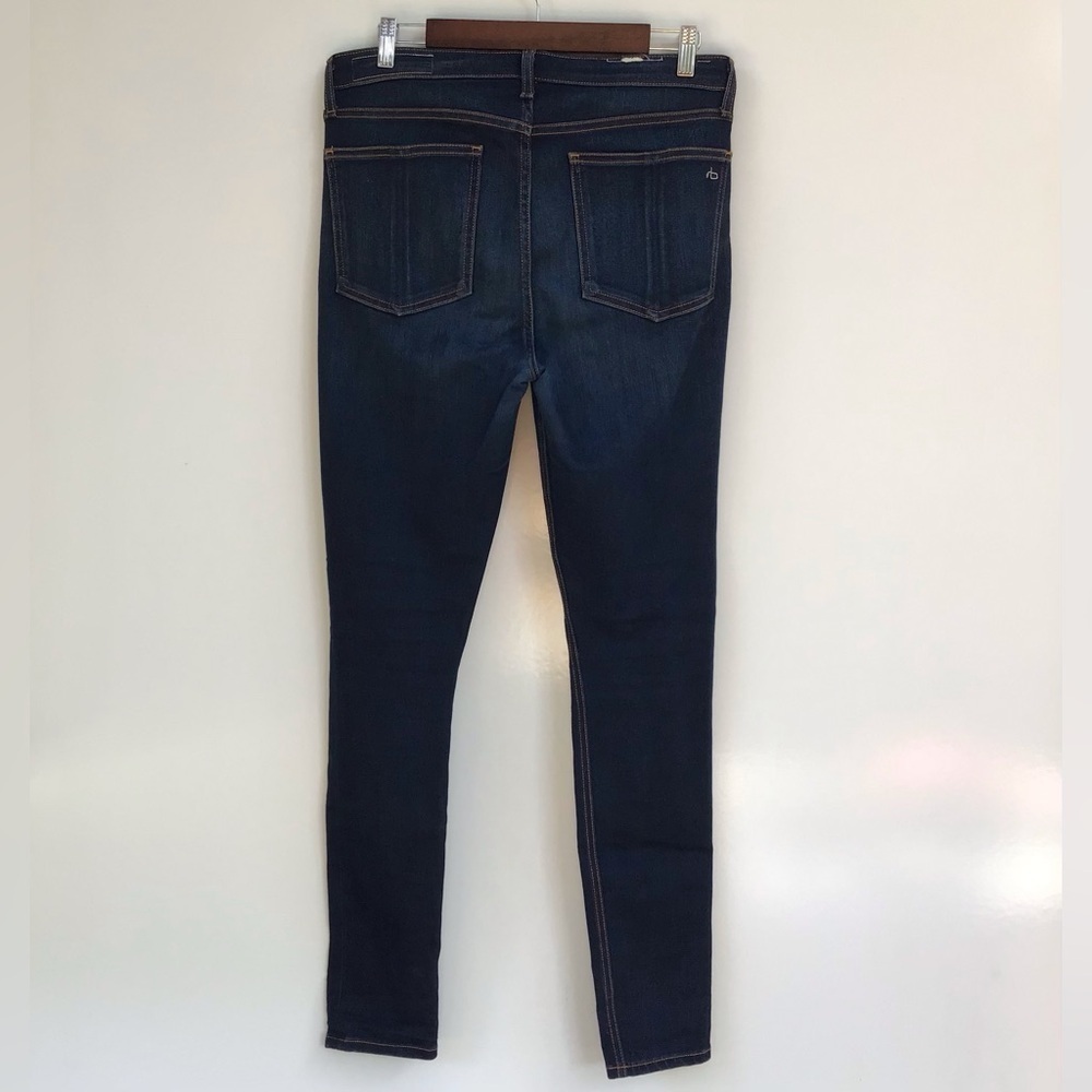 Rag & Bone Nina High Rise Skinny Bedford Denim Jeans - Picture 3 of 12